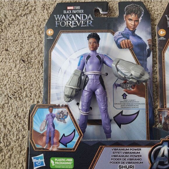 Black Panther Wakanda Forever Shuri & Ironheart 6" Inch Action Figured BRAND NEW - Picture 2 of 4